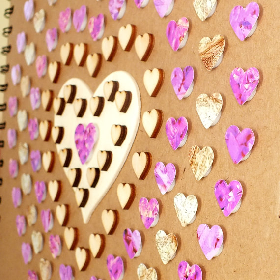 purple&goldlovehearts,mother'sdaygift
