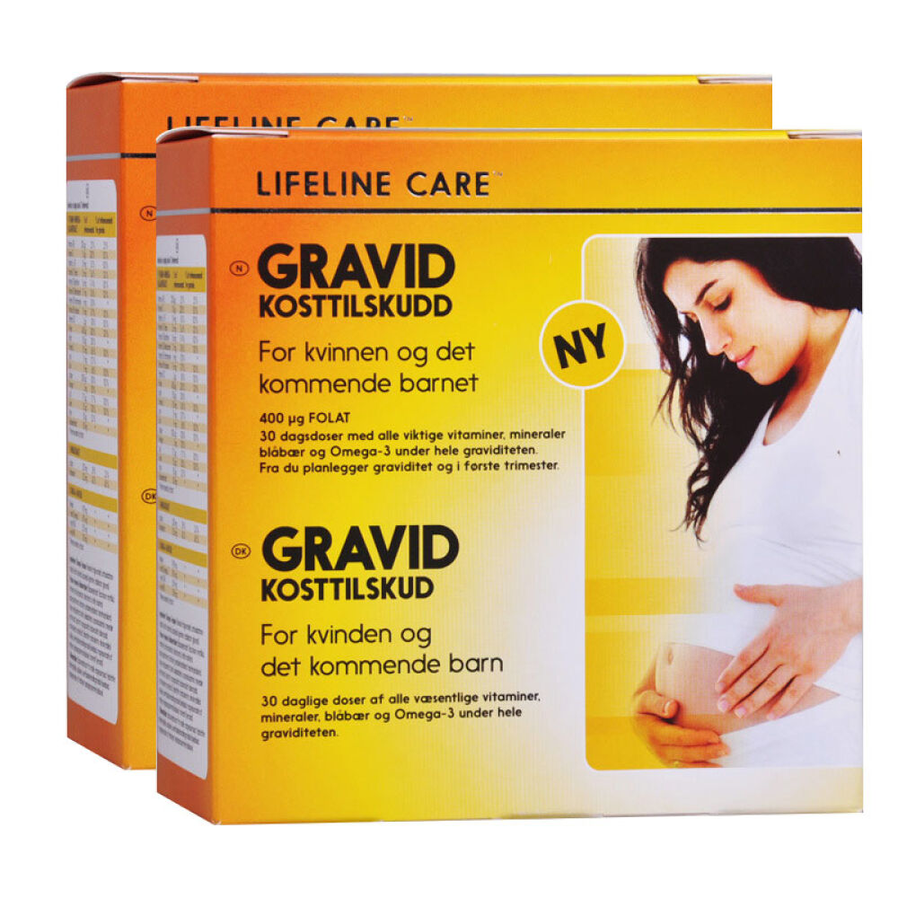 挪威进口lifelineCare孕期哺乳期深海鱼油欧米伽3复合维生素孕期鱼油120粒*1