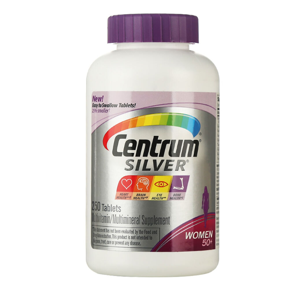 centrum善存50中老年女性复合维生素银片250粒