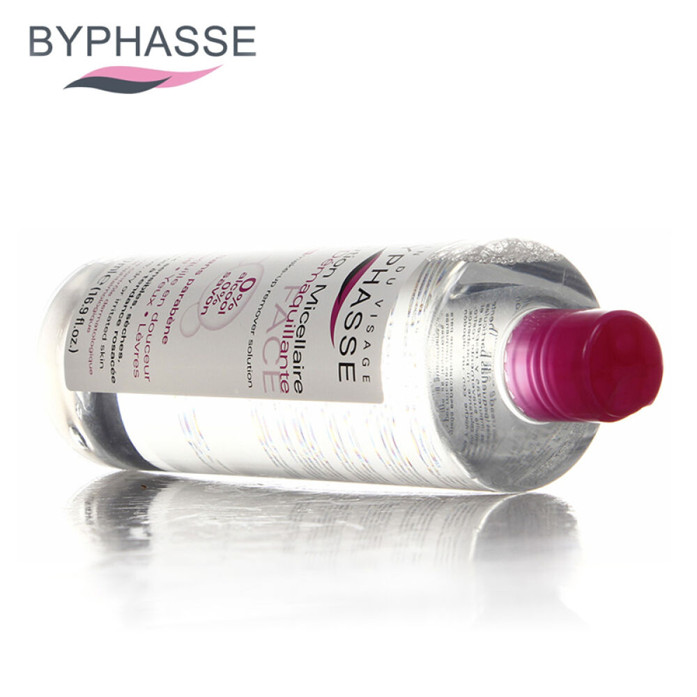 Byphasse蓓昂斯卸妆水四效合一保湿温和洁肤卸妆水+玫瑰爽肤水500ml