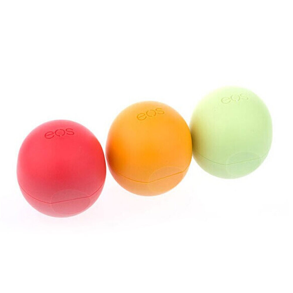EOS绯闻女孩唇膏球形天然护唇膏7g橙色热情
