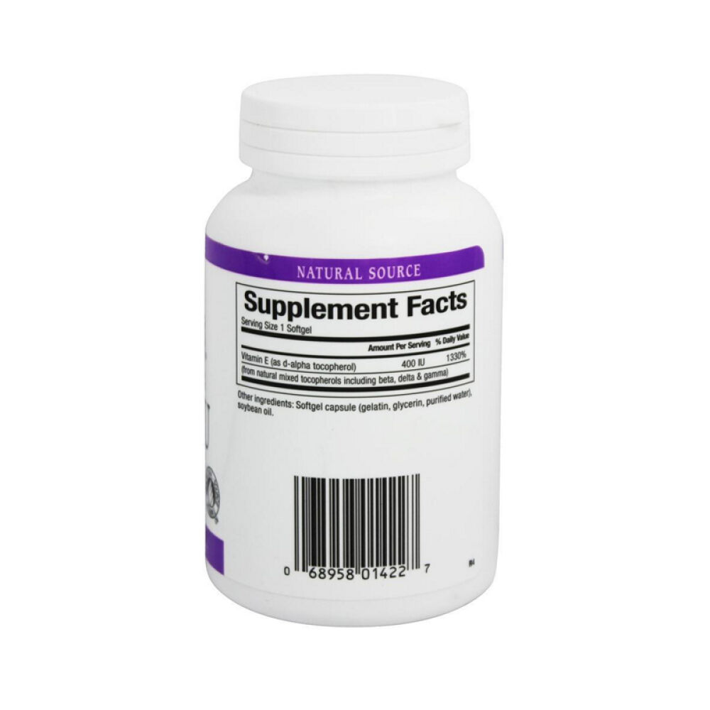 【美国正品直邮】NaturalFactors-维生素E软胶囊400mg抗氧化支持细胞性未定义180粒