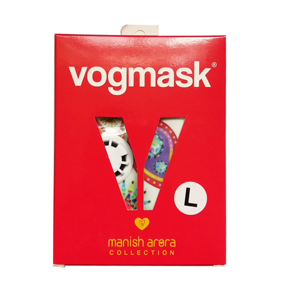 Vogmask防pm2.5带阀活性炭口罩带阀活性炭口罩L(55-90kg)白花