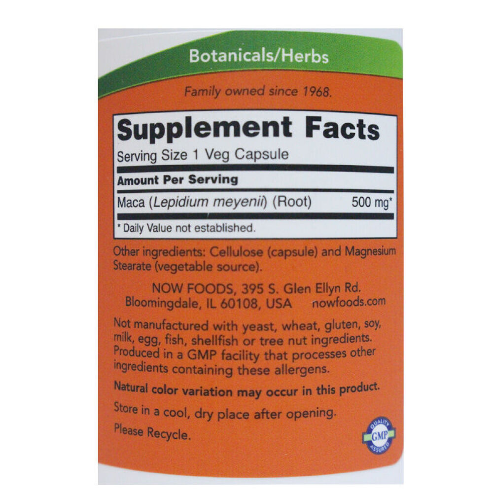 诺奥now秘鲁玛卡精片胶囊男性保健品补肾持久延时增大增粗增长增强性欲生精提升抗疲劳Maca500mg250粒3瓶