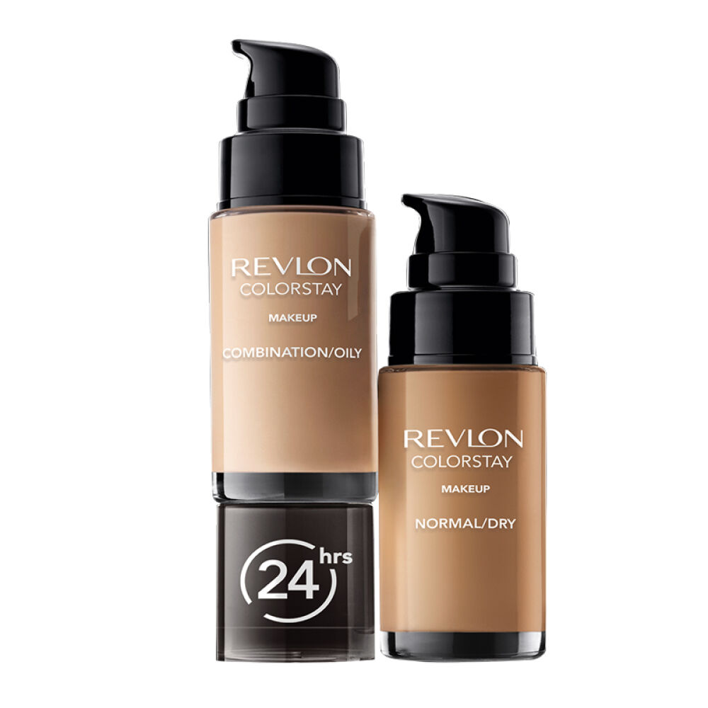 美国露华浓Revlon持久无瑕水润保湿遮瑕白皙粉底液不易脱色底妆彩妆美化妆必备用品150#浅黄色混合油性