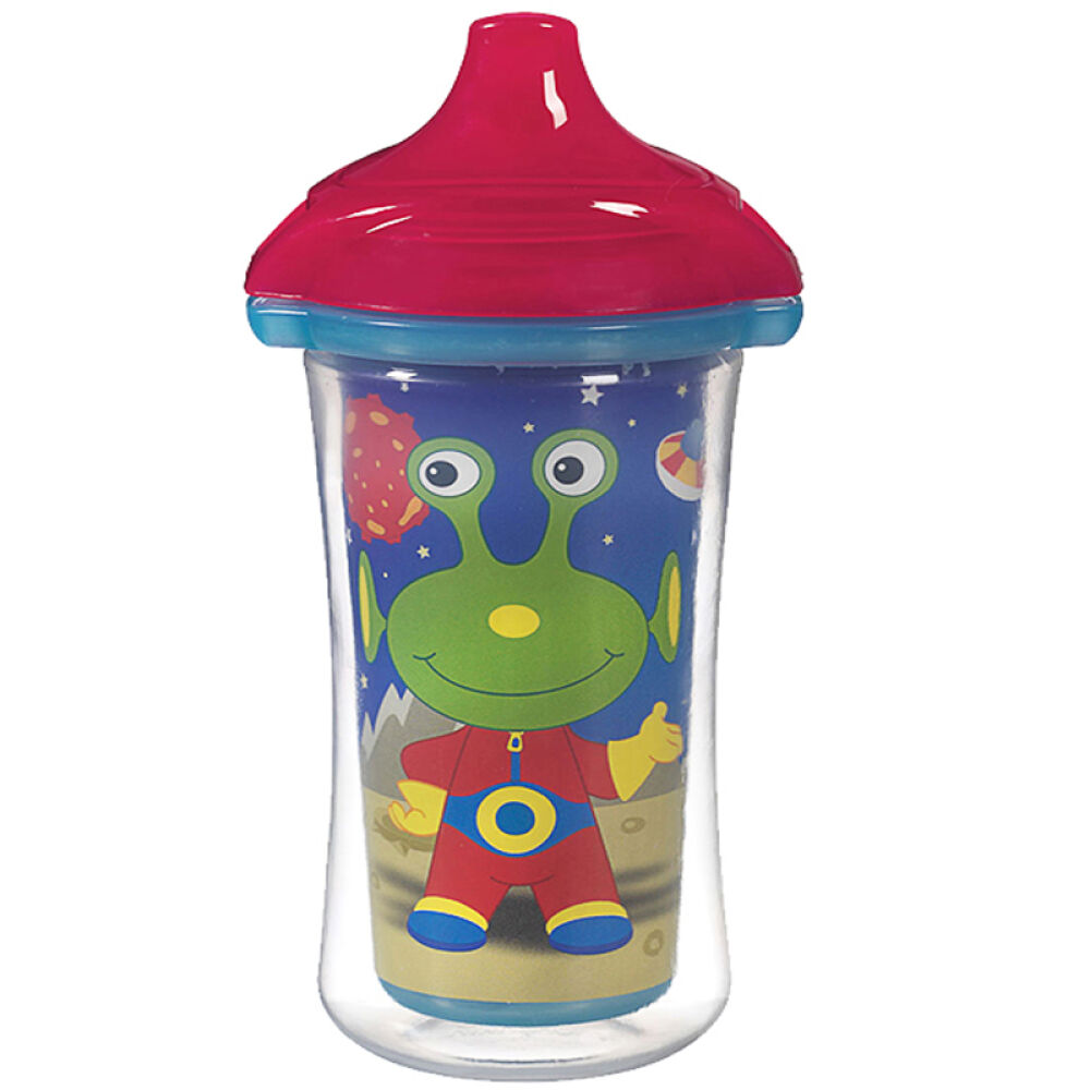 自营满趣健Munchkin9盎司鸭嘴保温杯266ml9个月以上宝宝颜色随机