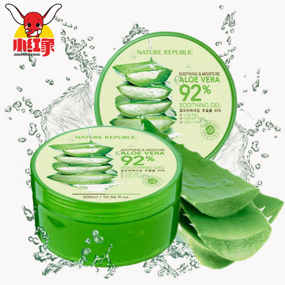 【小红象】自然乐园/NatureRepublic芦荟舒缓保湿凝胶芦荟胶300ml