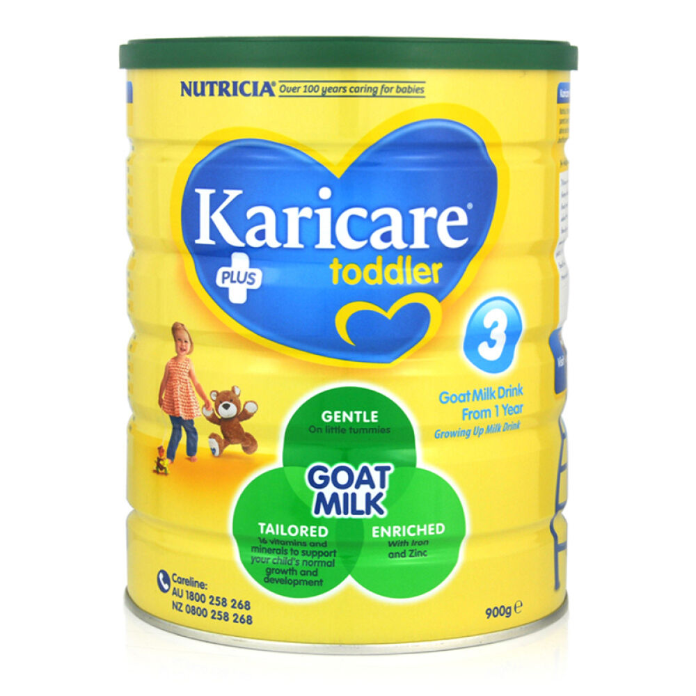 自营澳洲可瑞康（Karicare）婴幼儿羊奶粉3段（12月以上）900g新西兰原装进口