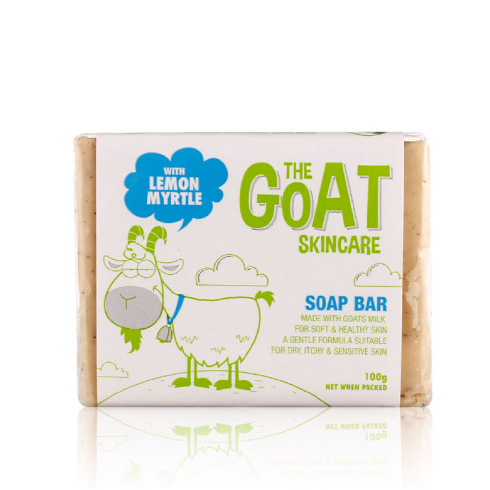 澳洲GoatSoap羊奶皂/洁肤皂/润肤手工香皂沐浴洁面皂100g柠檬味