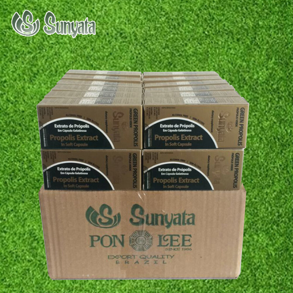 Sunyata巴西绿蜂胶软胶囊原装进口调节免疫45粒/盒24盒整箱-家庭装 Sunyata巴西绿蜂胶软胶囊原装进口调节免疫45粒/盒24盒整箱-家庭装