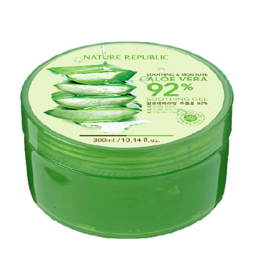 【澳门直邮】韩国自然乐园补水套装芦荟胶乳液爽肤水补水保湿洁面乳4件套