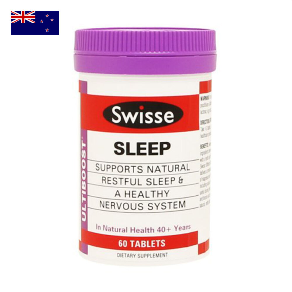 新西兰Swissesleep植物精华改善睡眠片60片放松促进睡眠