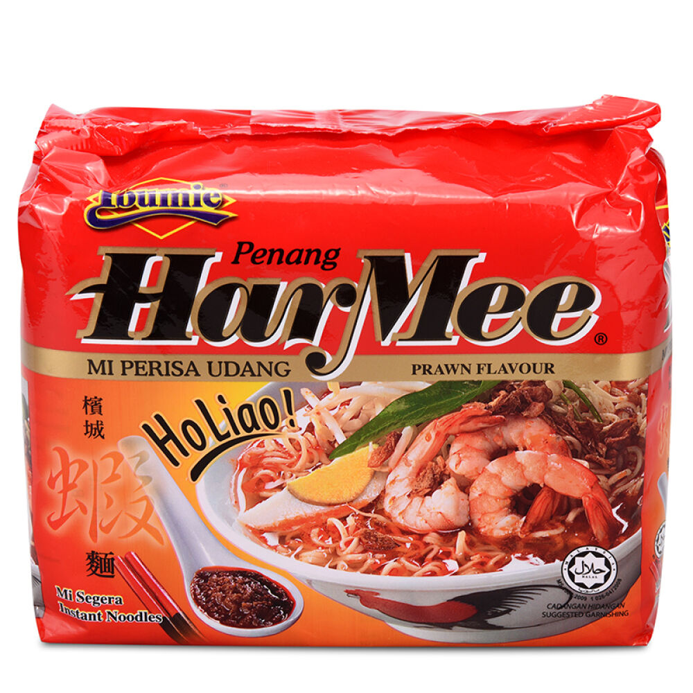 马来西亚进口方便面益福Ibumie槟城虾味方便面425g