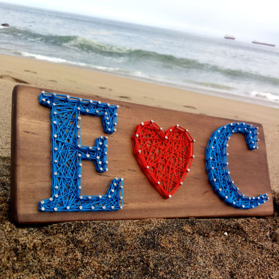 CustomInitialsStringArt,LoveStringArt,StringArtInitial,LastNameWoodenSign,Unique,CustomInitialWallArt,CustomWeddingGift