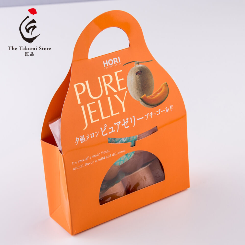 日本原装进口小笠原 hori>迷你果冻夕张哈密瓜味12个装无添加纯果肉