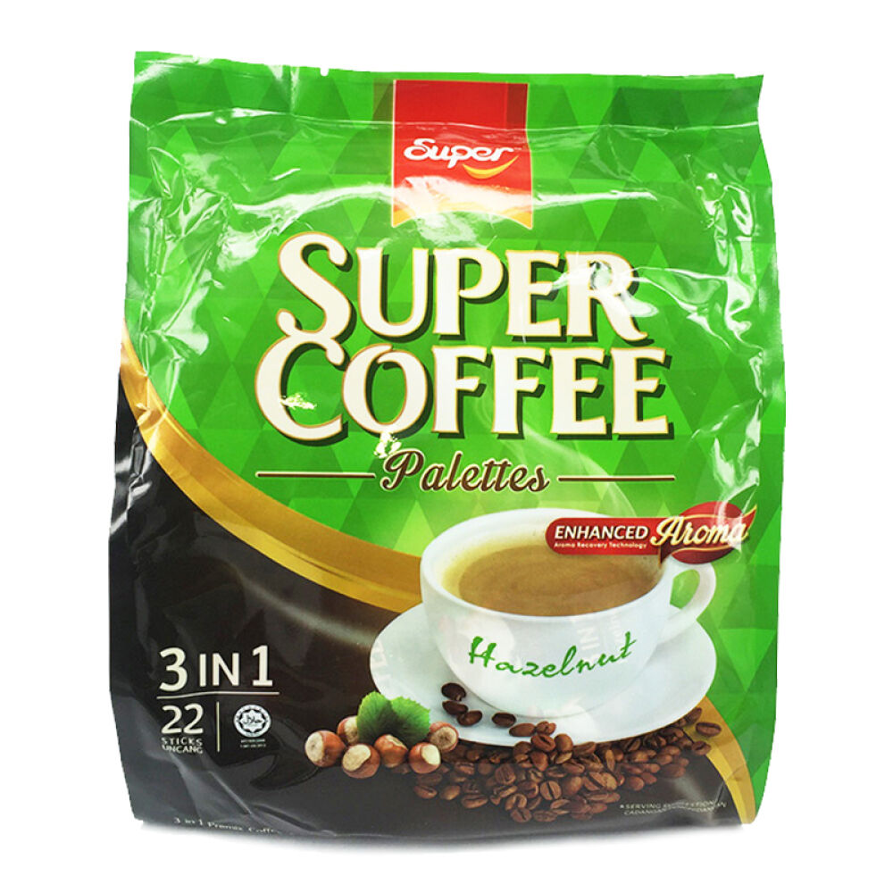 【马来西亚进口】超级3合1即溶咖啡榛果味（440gx3袋）