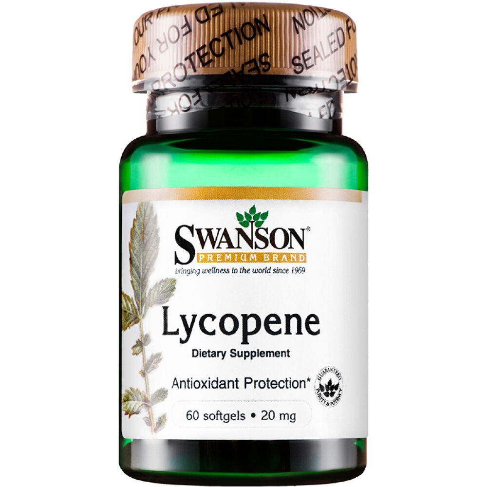 斯旺森swanson番茄红素软胶囊男性前列健康美国进口男士备孕20mg*60粒/瓶