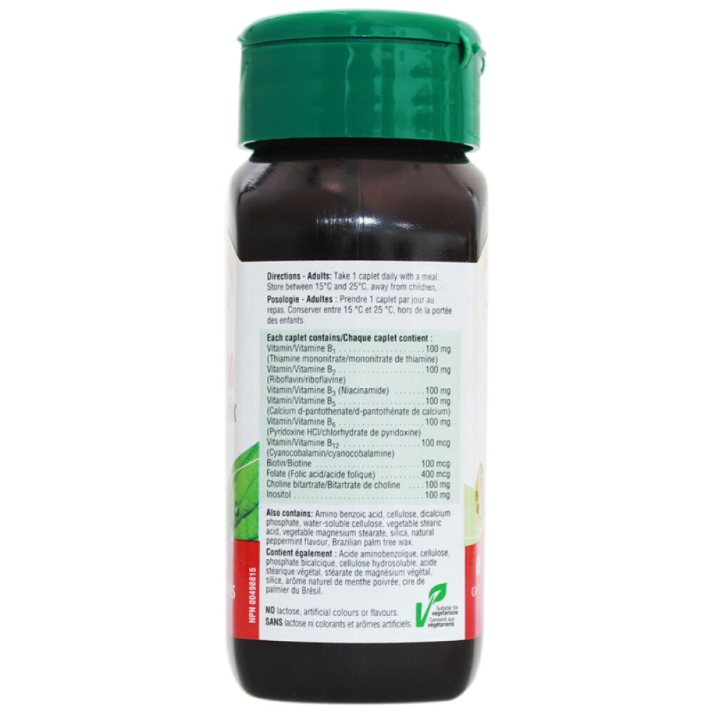 自营加拿大健美生（Jameison）维生素B族片（B100）60片成人适用