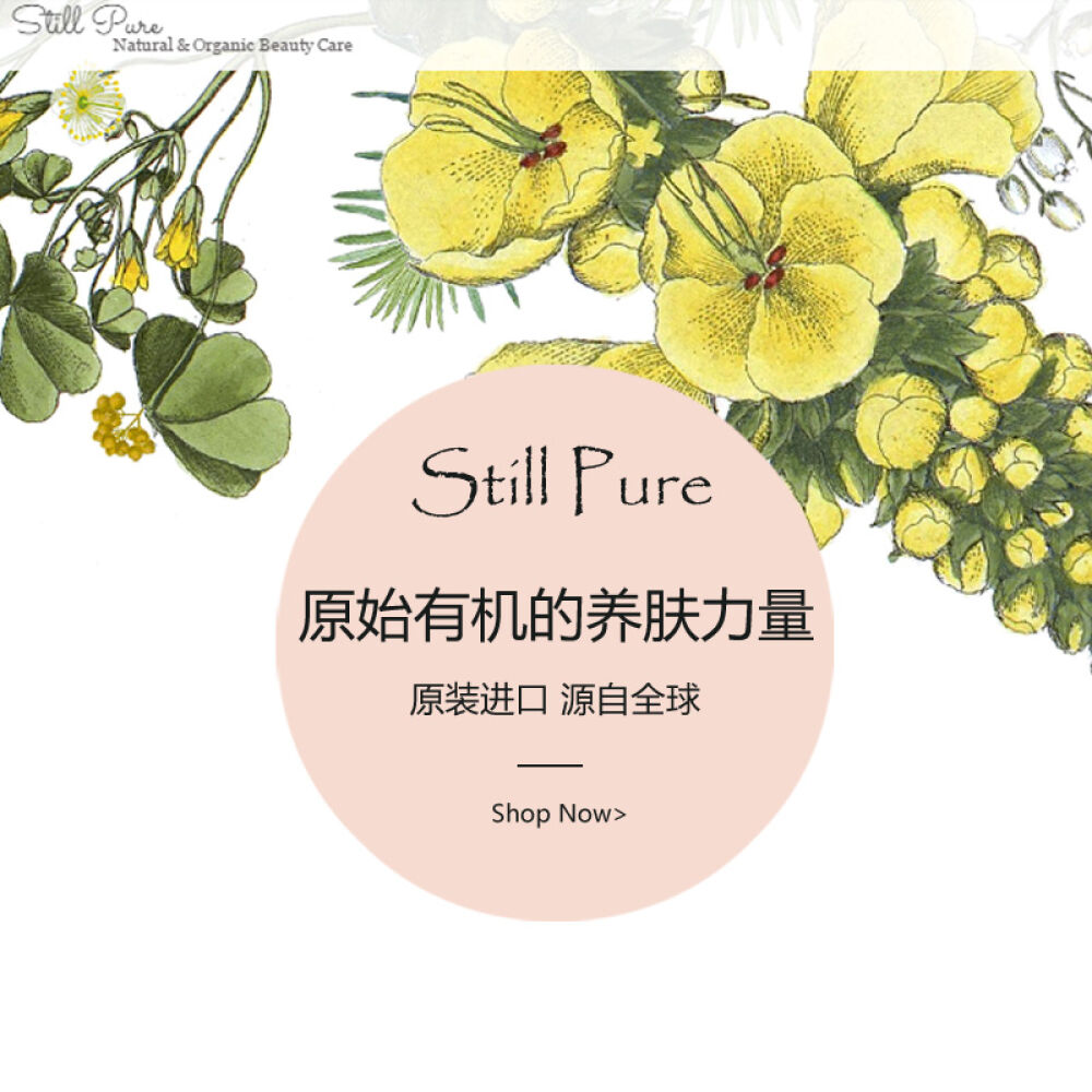 100%天然纯度（STILLPURE）去黑头霍霍巴油荷荷巴油50ml/清洁毛孔控油保湿50ml/瓶