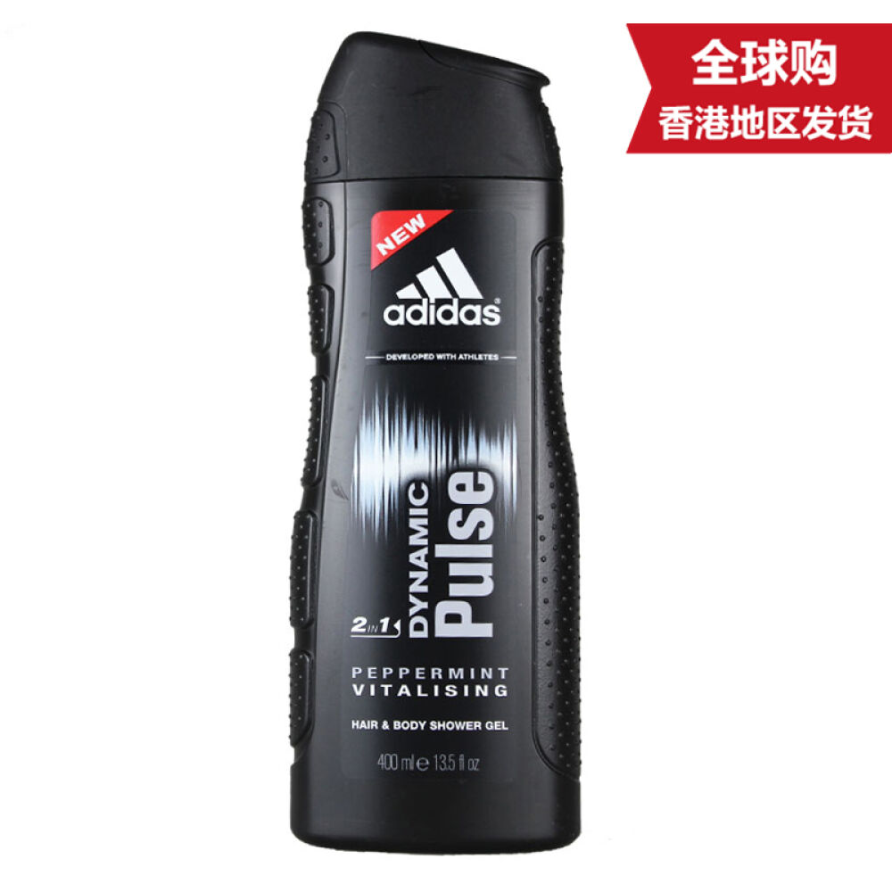 【香港地区直邮】阿迪达斯（adidas）男士洗发沐浴露二合一400ML激情香型
