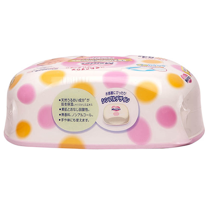 日本原装花王Merries加厚湿纸巾/湿巾54片装盒装