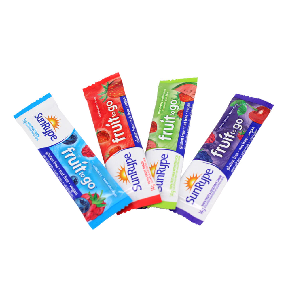 加拿大进口SunRype天然水果条果丹皮宝宝儿童零食果肉条72条/盒