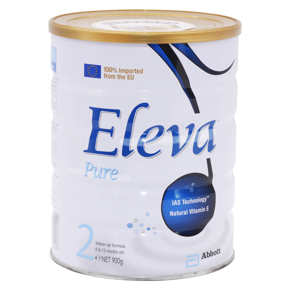 【全球购】雅培AbbottEleva菁智英文版婴幼配方奶粉900g罐装爱尔兰原罐进口2段6-12个月