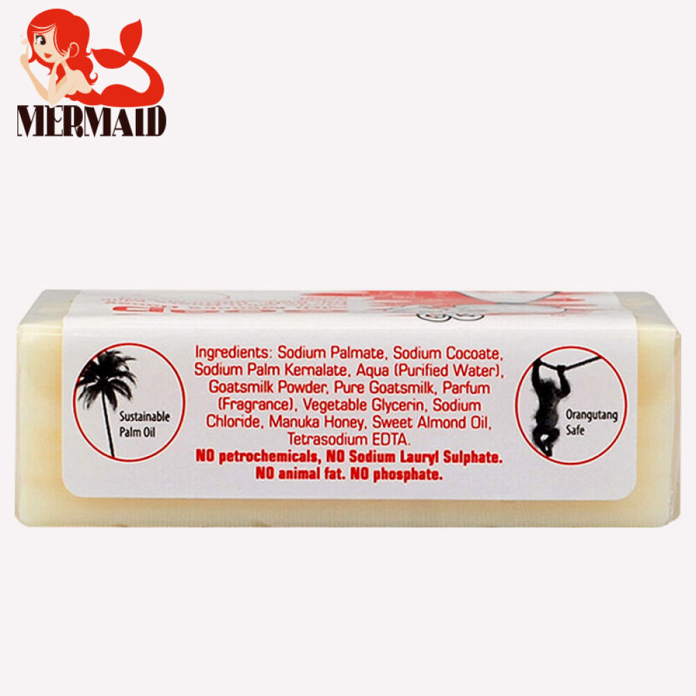 【美人鱼】GoatSoap手工羊奶洁面皂100g原味坚果麦卢卡蜂蜜燕麦椰子味澳洲原装红色麦卢卡蜂蜜六个装