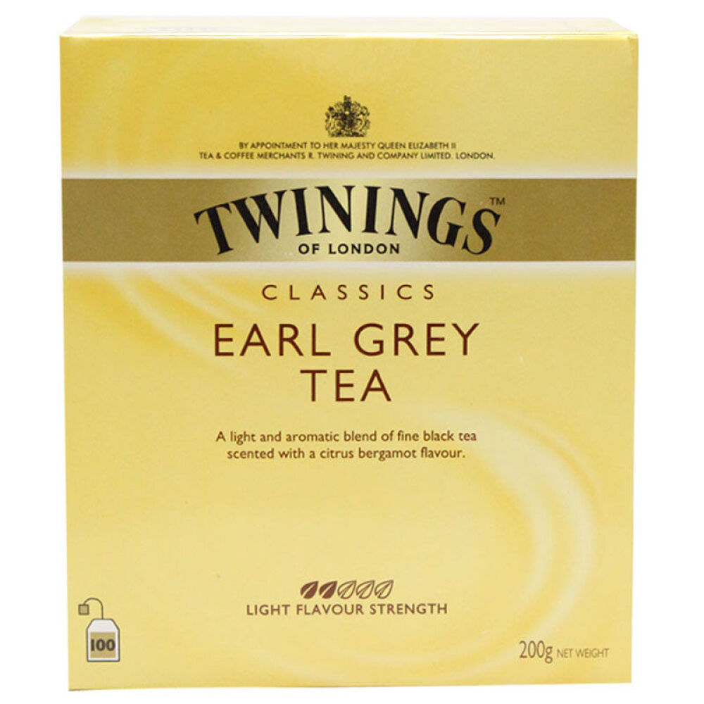 澳洲进口Twinings川宁格雷伯爵红茶简装茶包100片茶叶红茶澳洲版海外直邮 澳洲进口Twinings川宁格雷伯爵红茶简装茶包100片茶叶红茶澳洲版海外直邮
