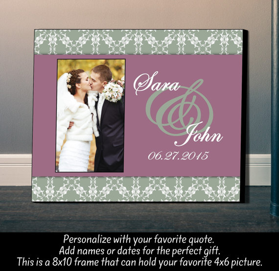 personalizedpictureframe,weddingframe,weddingdate,couplesgift