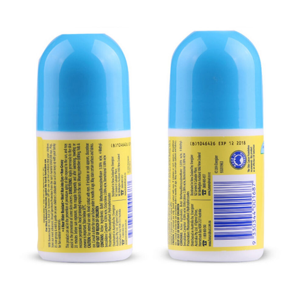 BananaBoatKids香蕉船滚珠防晒乳SPF50宝宝儿童孕妇婴儿防晒霜2支蓝色