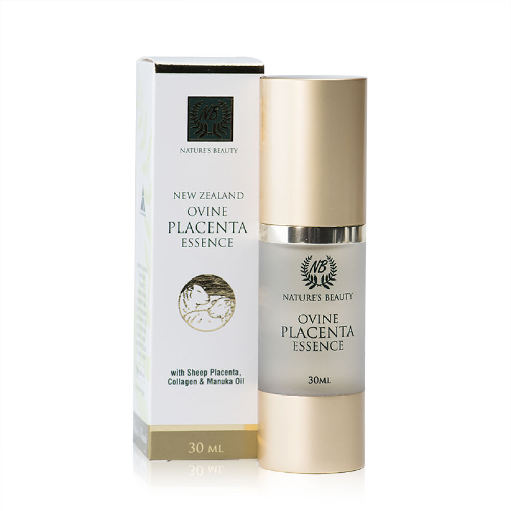 【全球购】新西兰海外直邮Nature'sbeauty羊胎素精华液补水抗皱增加皮肤弹性胶原蛋白精华液