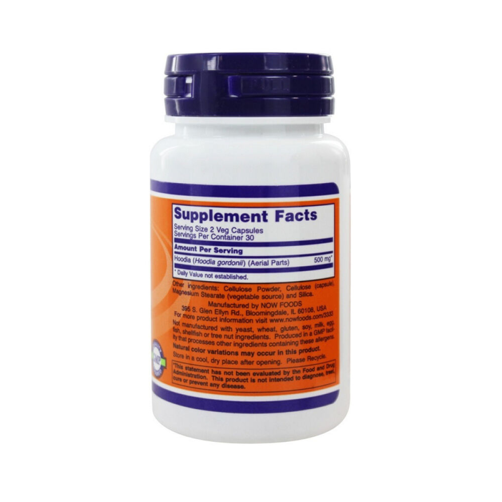 【美国正品直邮】NOWFoods诺奥膳食补充剂蝴蝶亚仙人掌素食胶囊未定义60粒