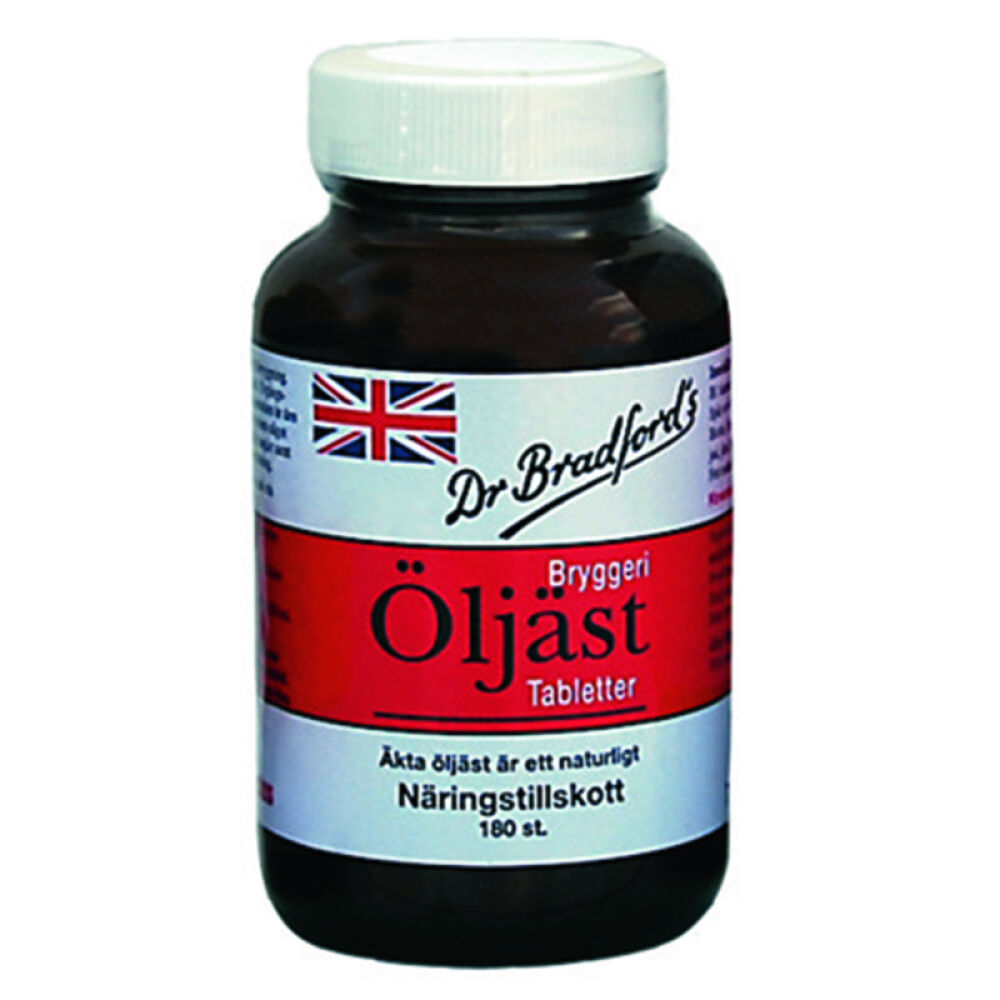 瑞典HKC直邮啤酒酵母植物蛋白天然维生素B族矿物质180粒滋养皮肤