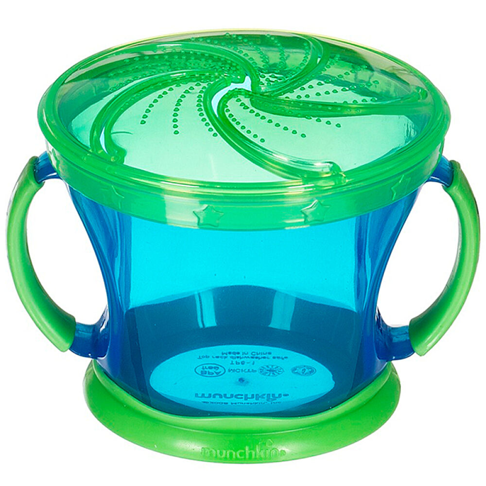 自营满趣健Munchkin柔软封口宝宝抓取训练杯防漏零食杯266ml12个月以上宝宝颜色随机