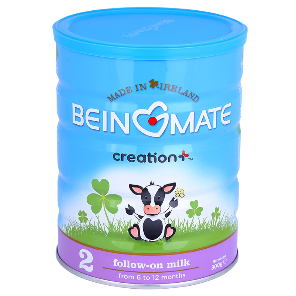 自营贝因美BEINGMATE可睿心婴儿奶粉2段(6-12月)800g爱尔兰原装进口