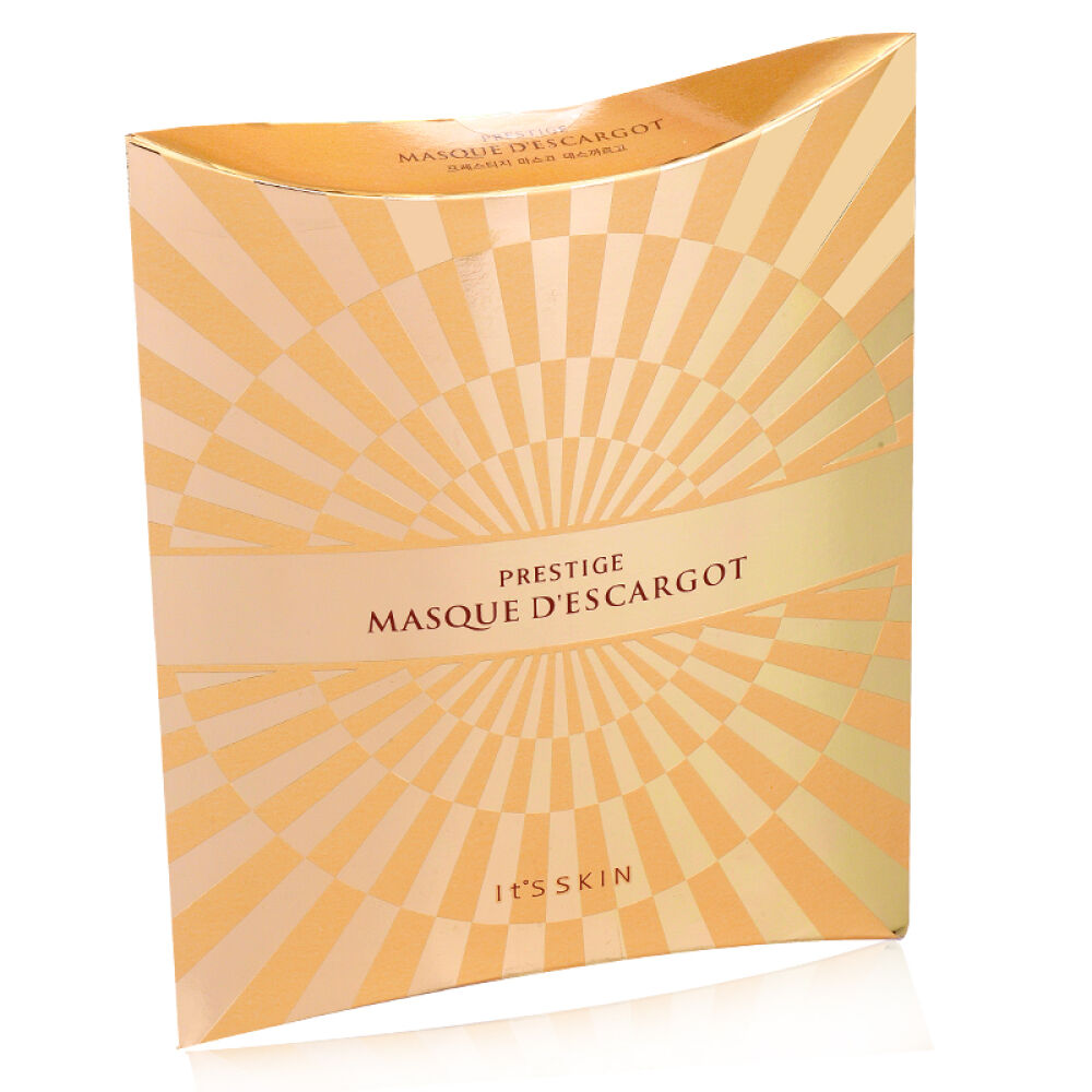 【包邮】韩国it'sskin伊思晶钻红参蜗牛秋冬男女士滋润保湿补水斑去角质护肤黑头祛痘斑伊思蜗牛面膜贴5片/盒