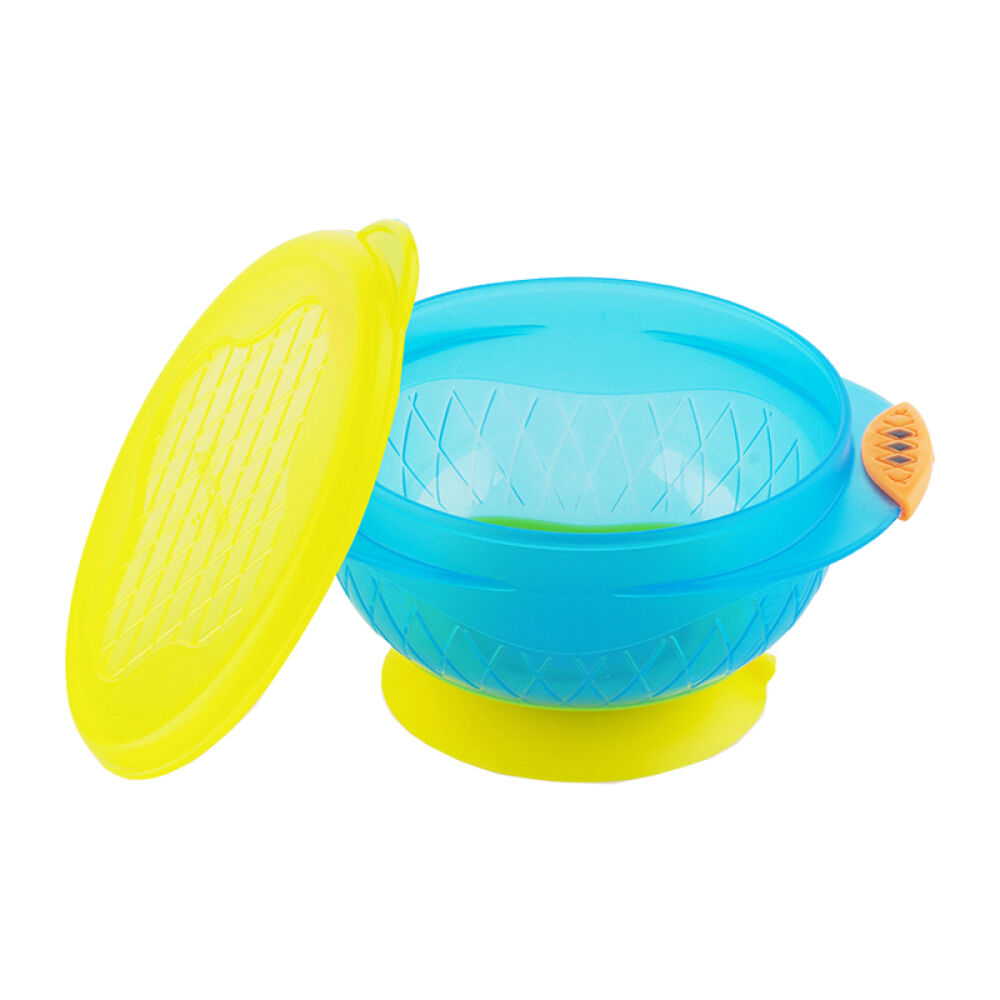 美国直邮Munchkin麦肯齐儿童吸盘碗餐具宝宝硅胶碗3个装