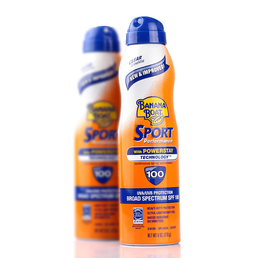 【海外直邮】BananaBoat香蕉船SPORT清爽速干运动型喷雾SPF100防水防汗