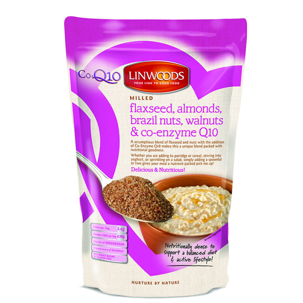 Linwoods亚麻籽杏仁巴西胡桃和辅酶Q10(360克)1包 Linwoods亚麻籽杏仁巴西胡桃和辅酶Q10(360克)1包