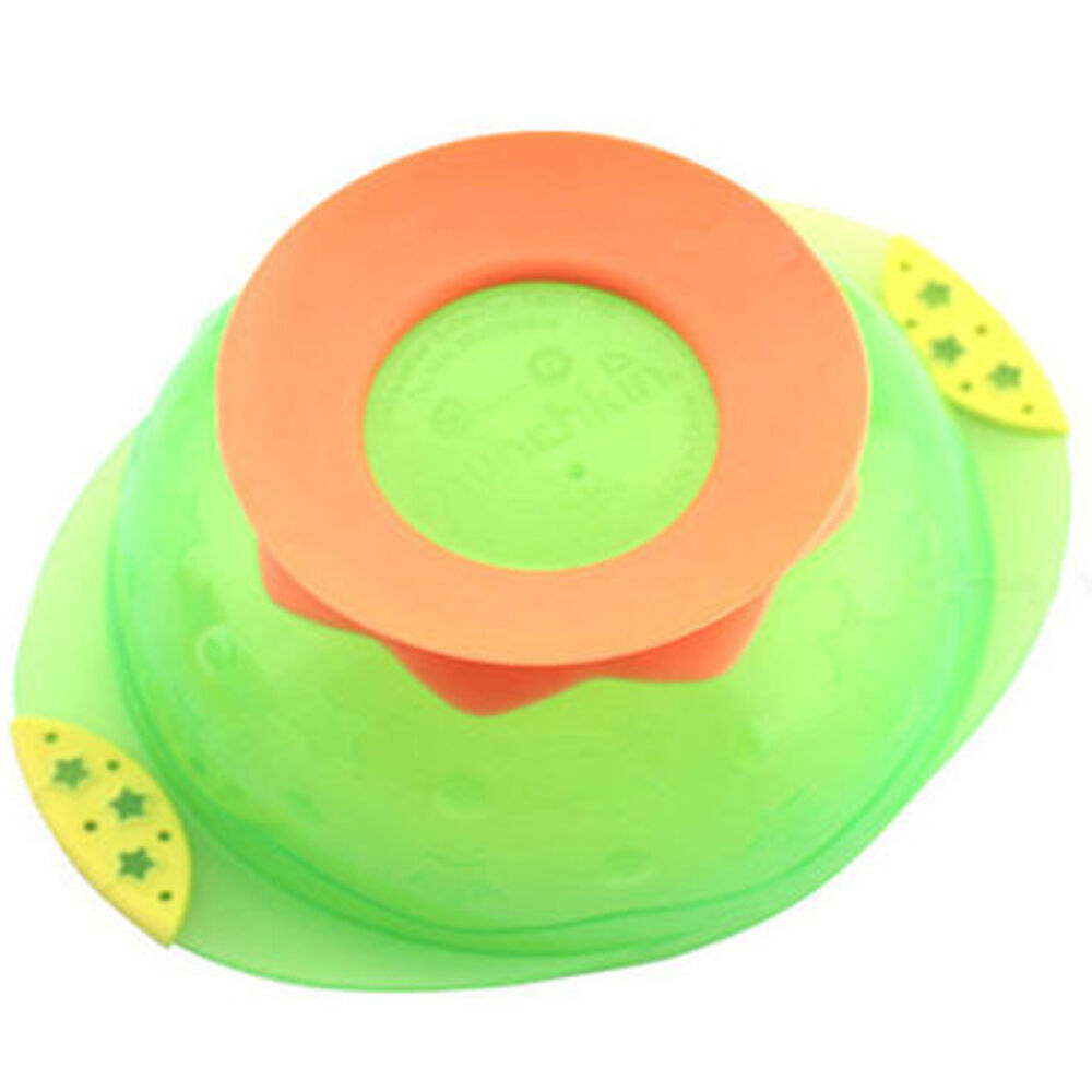 自营满趣健Munchkin多彩吸盘碗宝宝训练碗3只装6个月以上宝宝