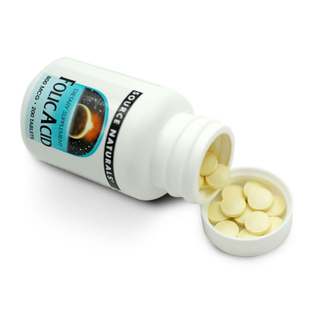 SourceNaturals叶酸营养片200片