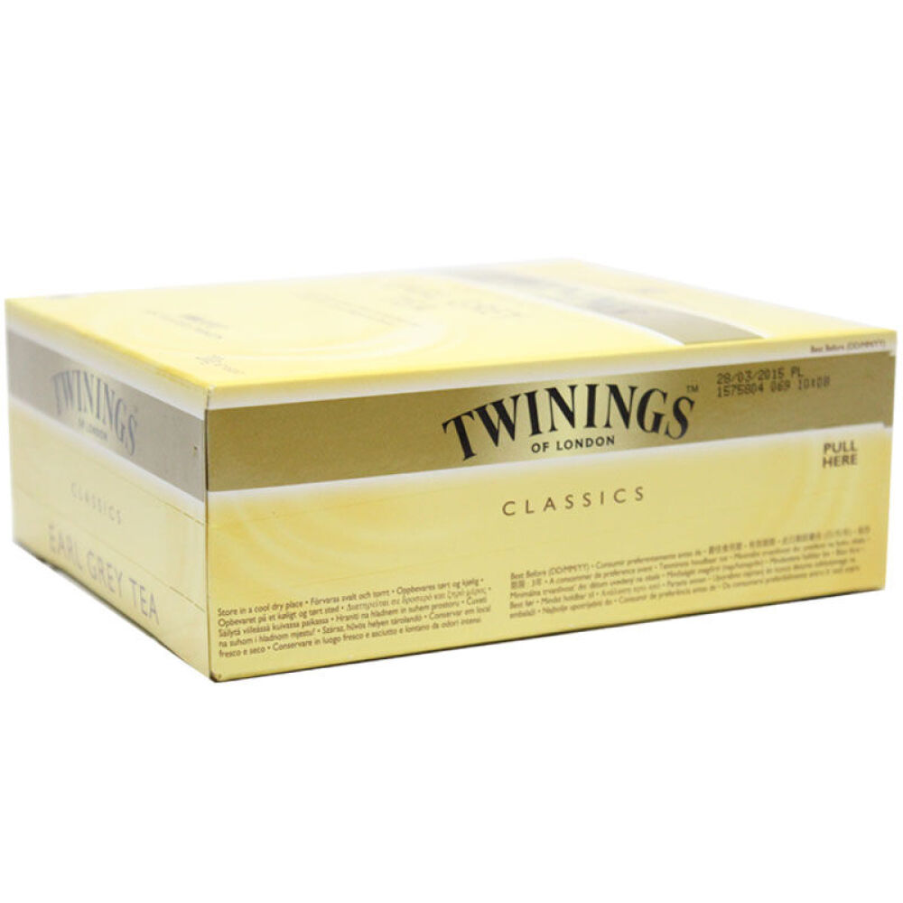 澳洲进口Twinings川宁格雷伯爵红茶简装茶包100片茶叶红茶澳洲版海外直邮