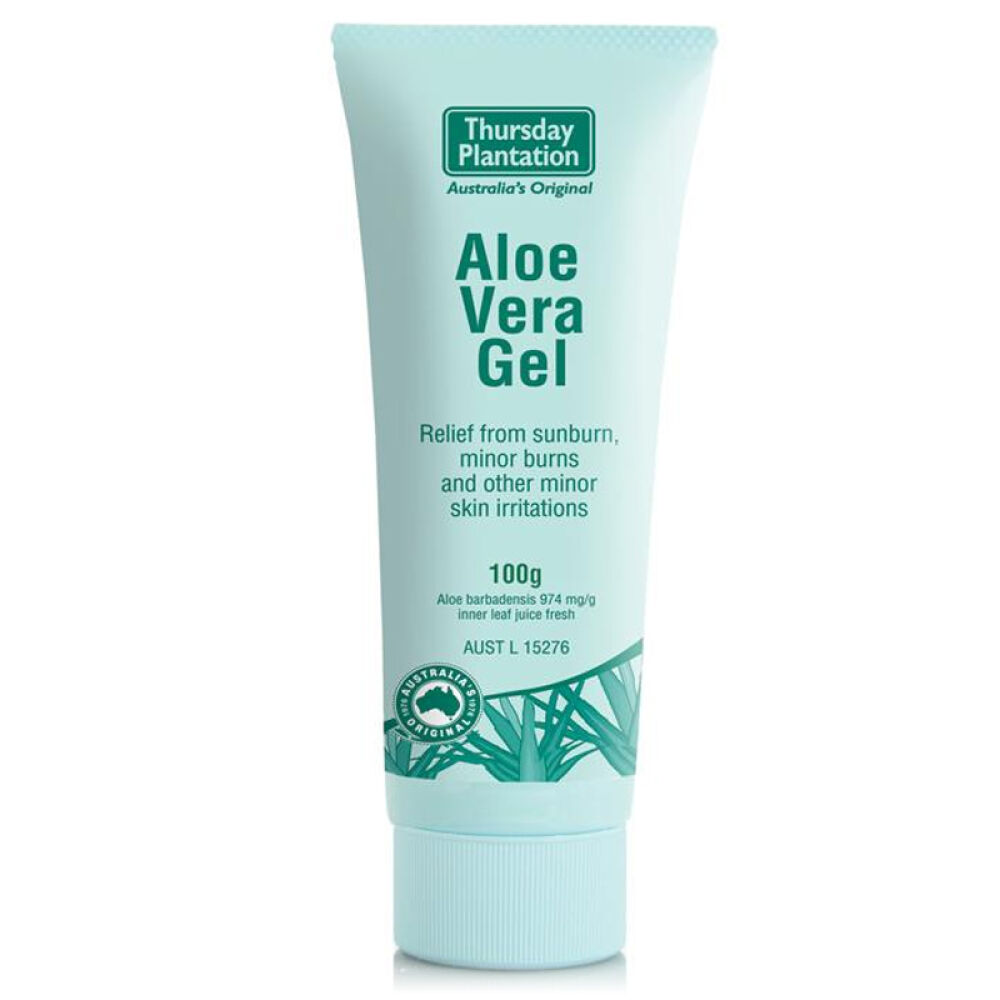 澳洲进口ThursdayPlantation星期四农庄有机抗痘舒缓芦荟胶30g