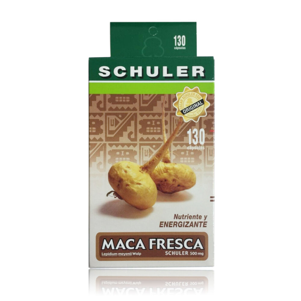自营SCHULER玛咖胶囊玛卡壮阳补肾促进功能130粒（秘鲁进口）