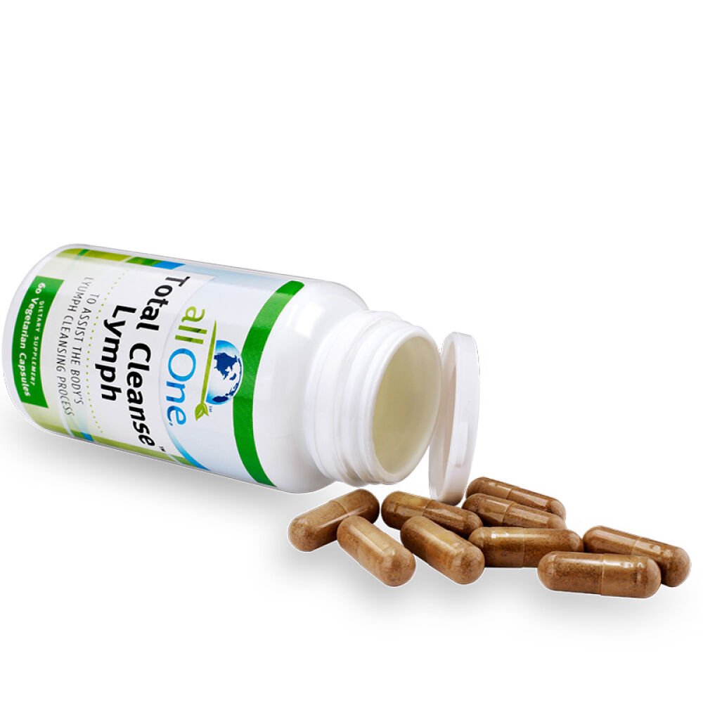 美国AllOne淋巴排毒草本提高免疫霖净胶囊淋巴提高免疫力60粒一瓶装