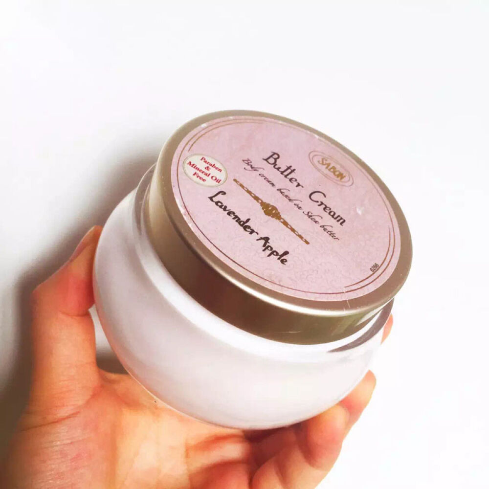 【香港直邮】SABON身体黄油霜/身体滋润乳霜200ml薰衣草苹果