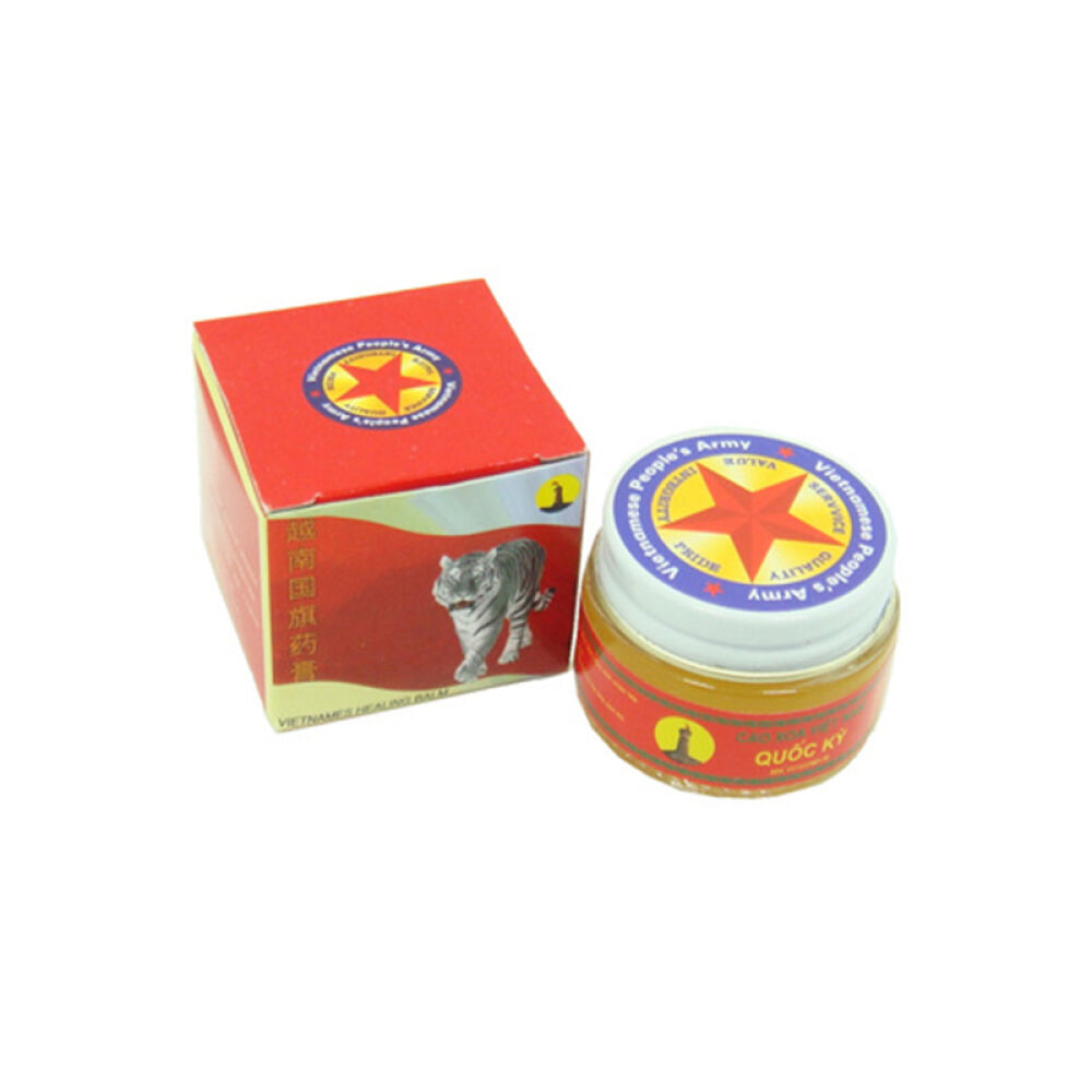 【全球购】越南泰国Counterpain施贵宝肯得膏贴白虎膏泰国花香型薄荷鼻通香筒越南军膏国旗膏16克五角星膏