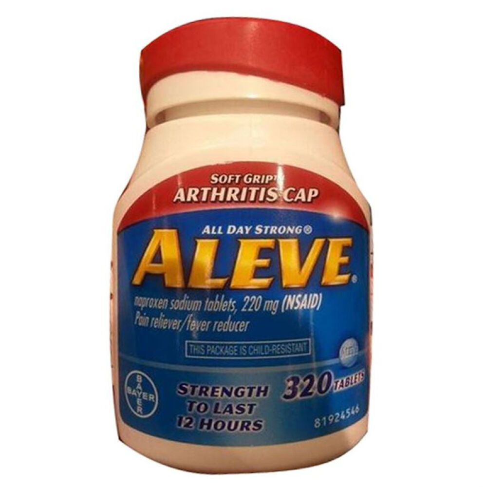 美国直邮拜耳BayerAleve退烧缓解疼痛持续12小时320粒