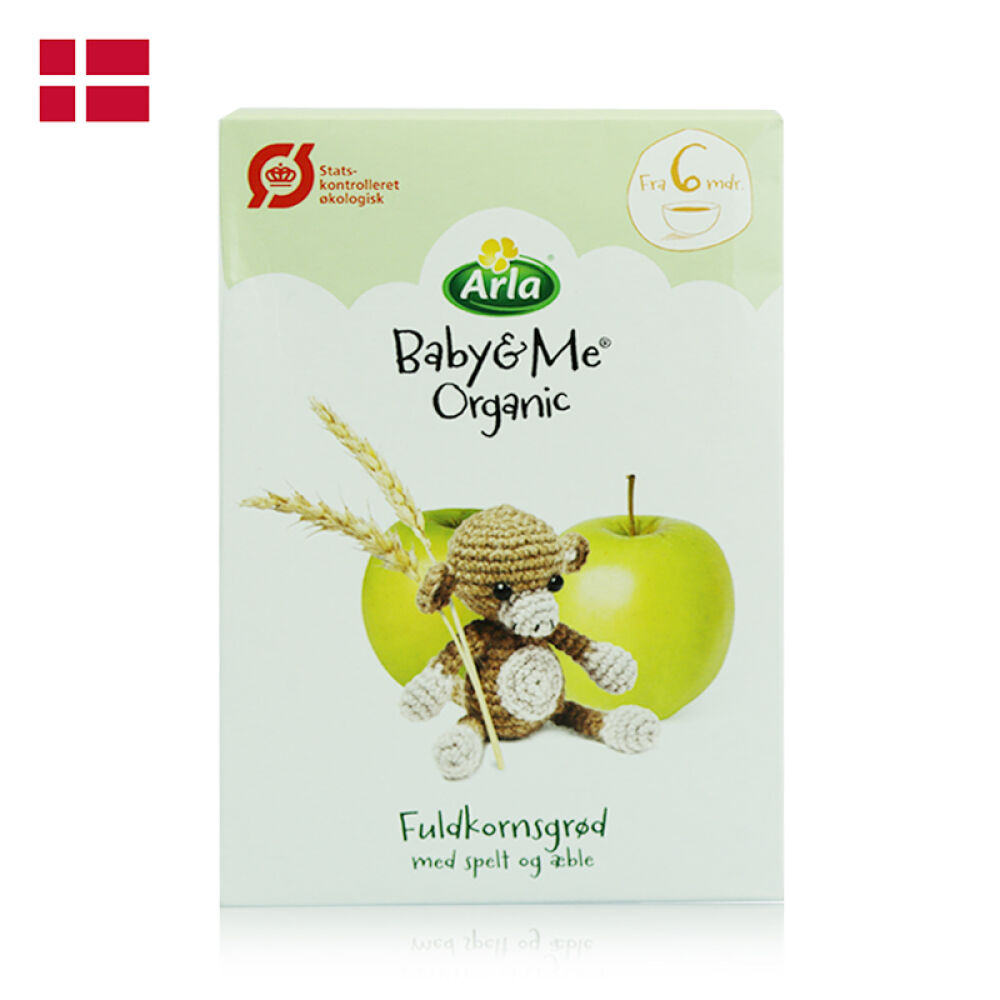 【全球购】丹麦Arla阿拉米粉婴儿辅食4、6、8个宝宝食物菠菜豌豆2盒